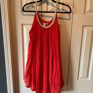 Flowy swimsuit coverup.